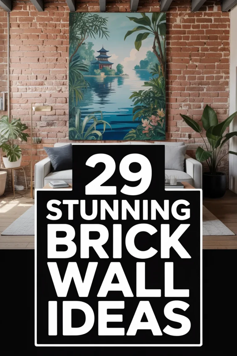 29 Stunning Brick Wall Ideas to Transform Your Living Space