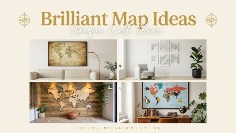 Chart Your Style: 11 Brilliant Map Ideas For Unique Wall Decor 2026