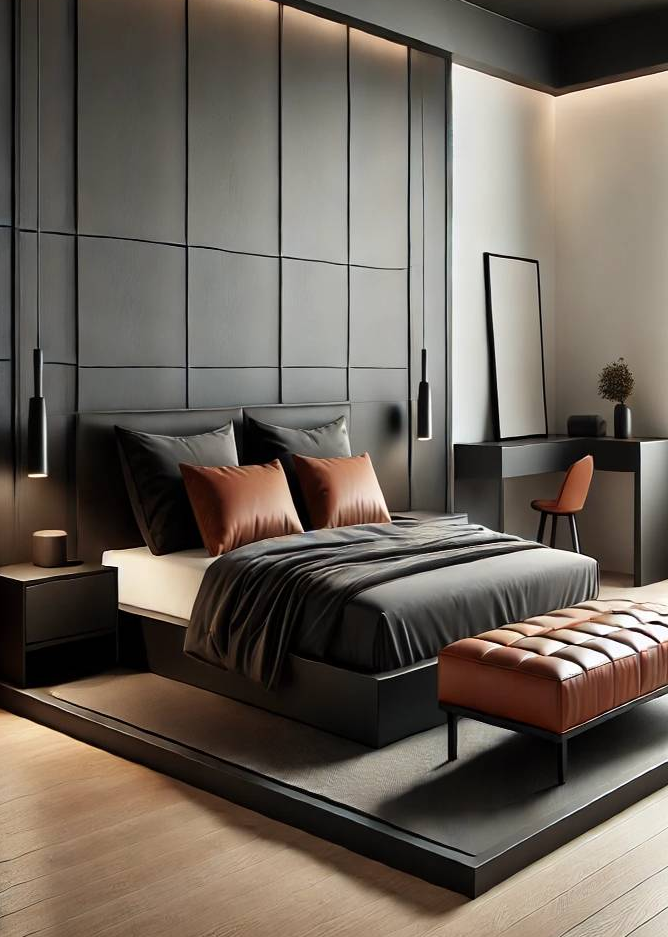 21 Chic Black and Brown Bedroom Decorating Ideas