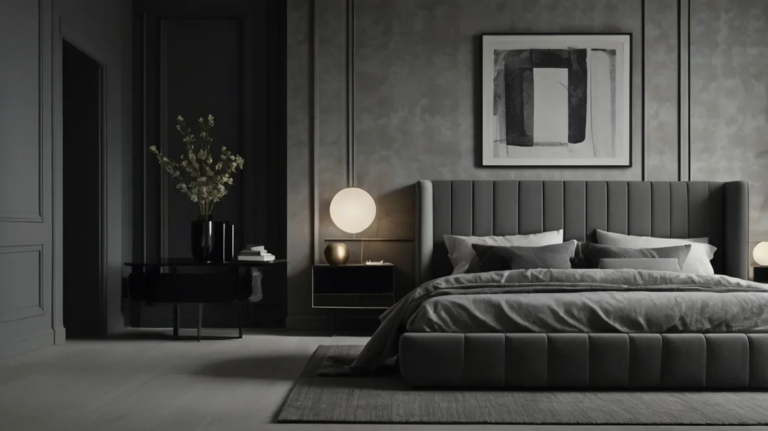 20 Black and Grey Bedroom Ideas