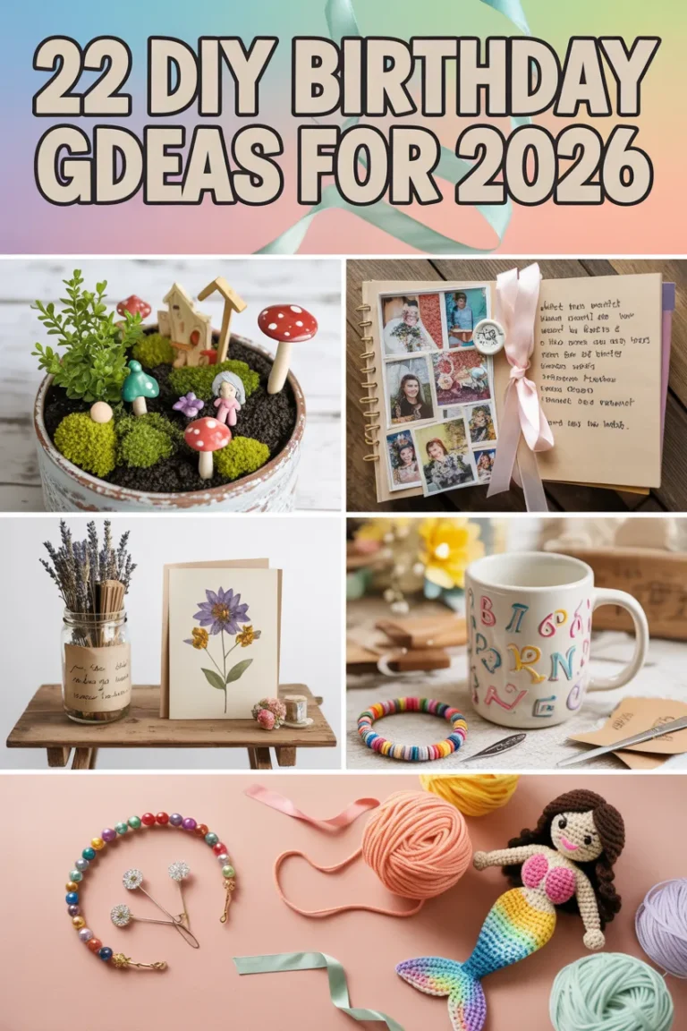 22 DIY Birthday Gift Ideas for 2026: Handmade Gifts Your Loved Ones Will Cherish