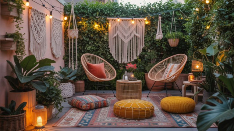 7 Boho Garden Patio Ideas for Small Outdoor Spaces 2026
