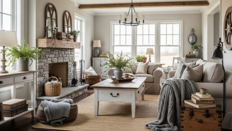 10 Farmhouse Living Room Ideas: Creating a Cozy and Stylish Space 2026