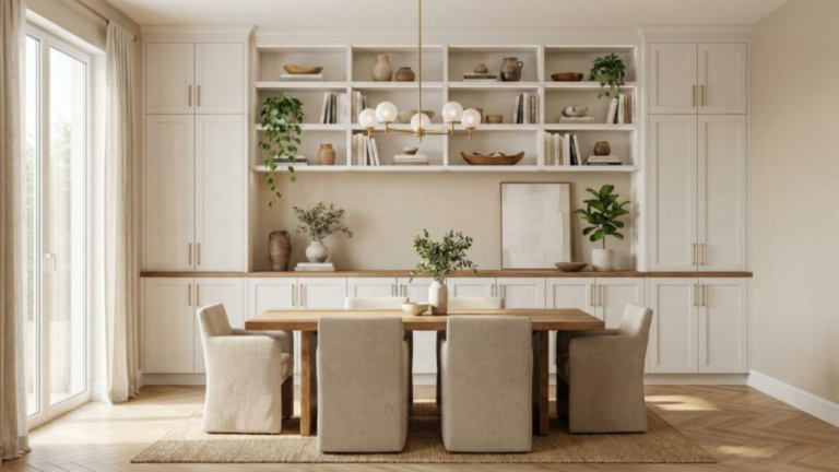 Dining Room Built-in Cabinets Storage Ideas 2026