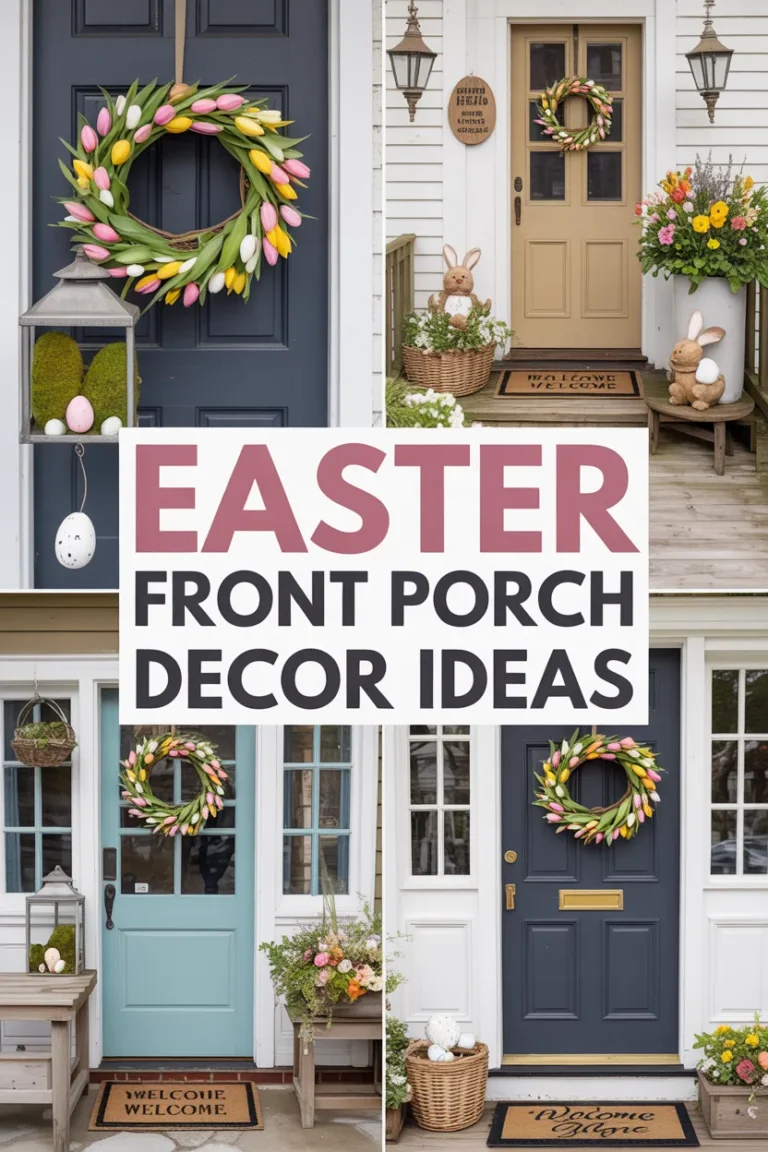 15 Easter Front Porch Decor Ideas That Make Your Home Look Beautiful This Spring