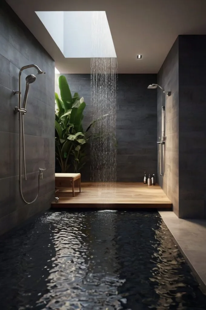 21 Stylish Ideas for Showers Without Doors