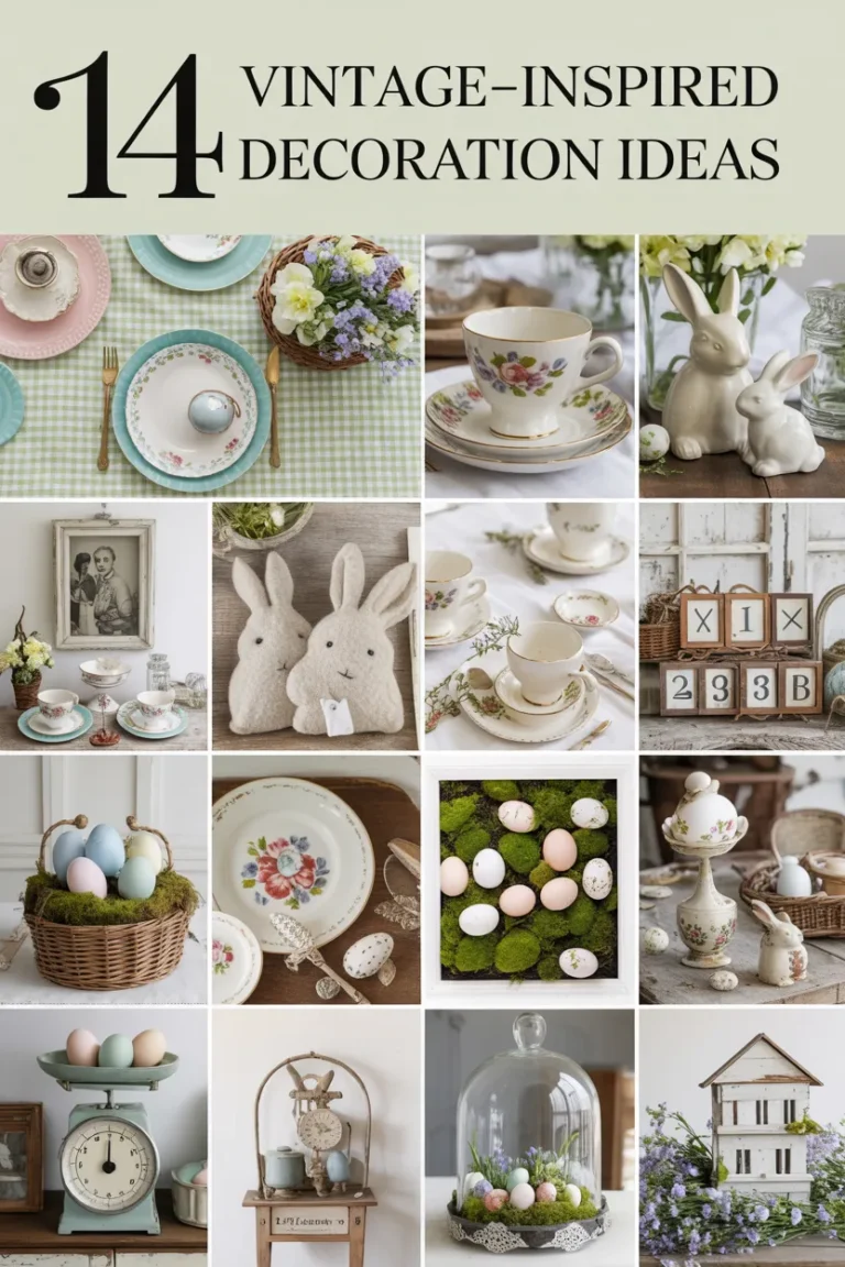 “14 Vintage Inspired Easter Decoration Ideas for a Charming 2026 Spring”