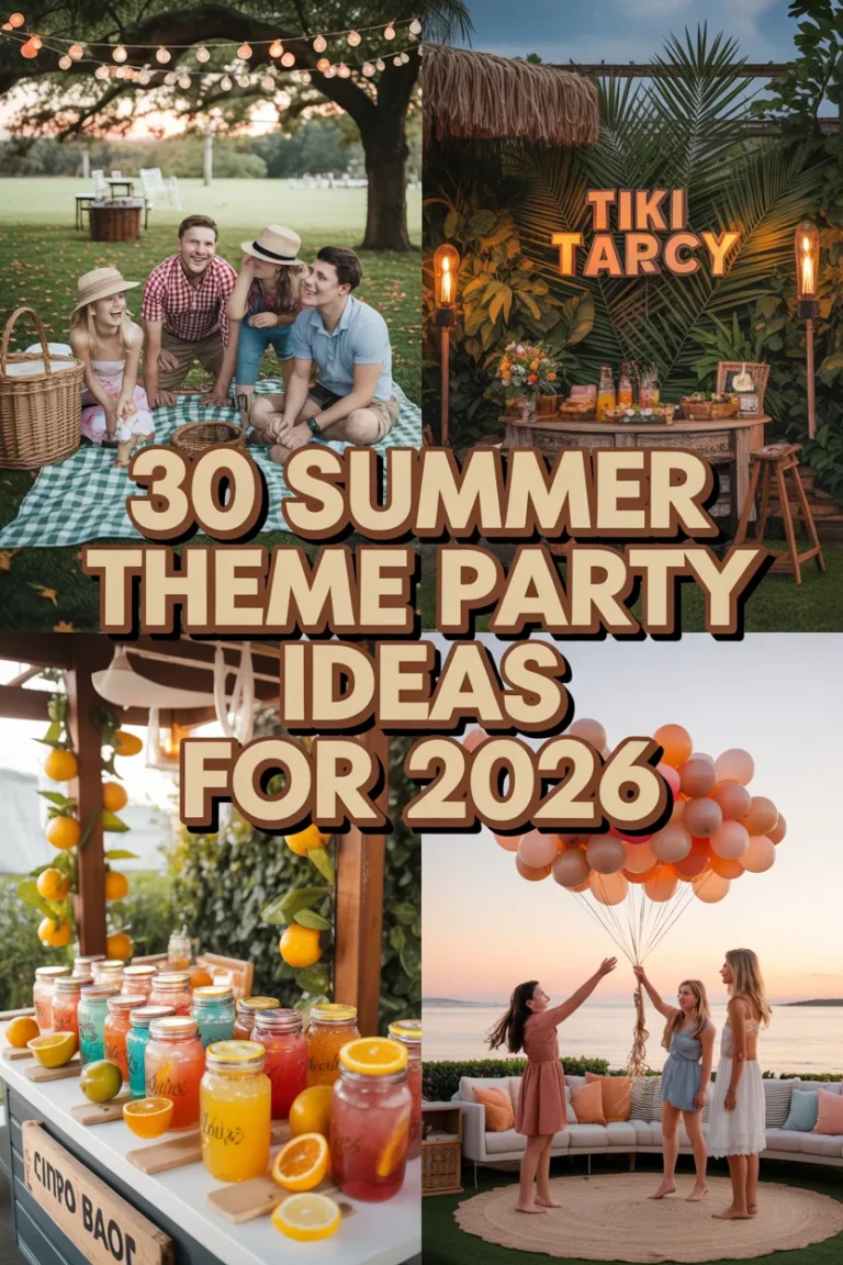 30 Summer Theme Party Ideas for 2026 | Fun & Easy Outdoor Parties