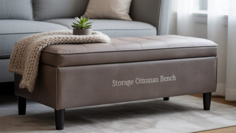 Storage Ottoman Bench Benefits for Organized and Stylish Living Spaces 2026