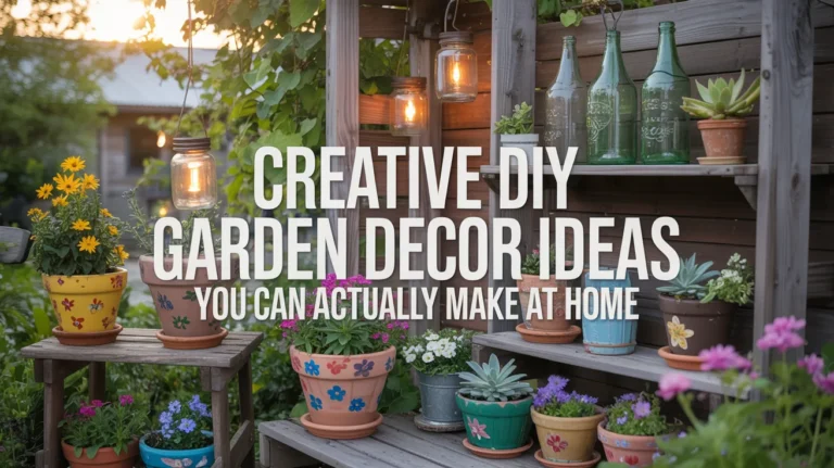 Creative DIY Garden Decor Ideas You Can Actually Make This Weekend on a Budget 2026