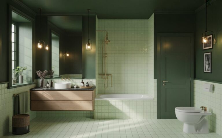 14 Dark Green Bathroom Designs That Bring Sophistication to Your Space 2026
