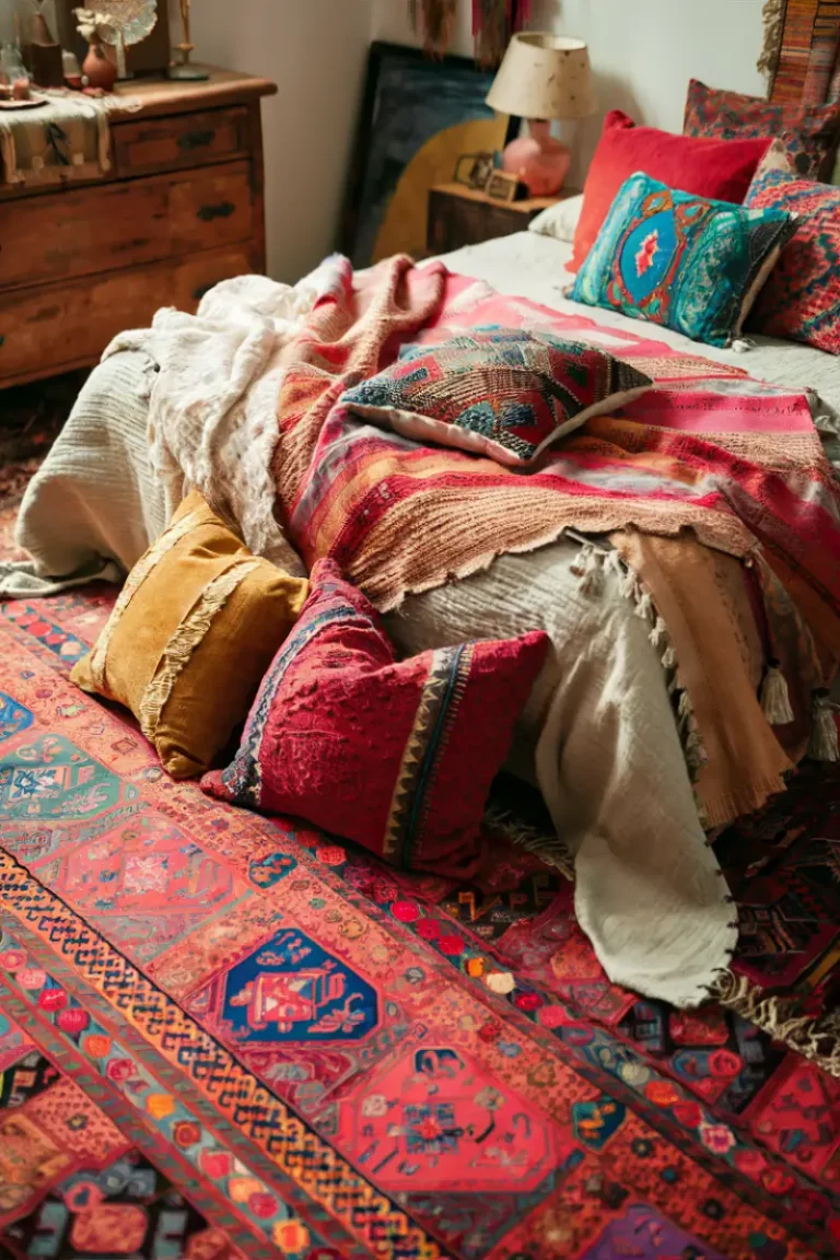 28 Boho Bedroom Ideas To Transform Your Sleeping Space with cozy textures and natural decor 2026
