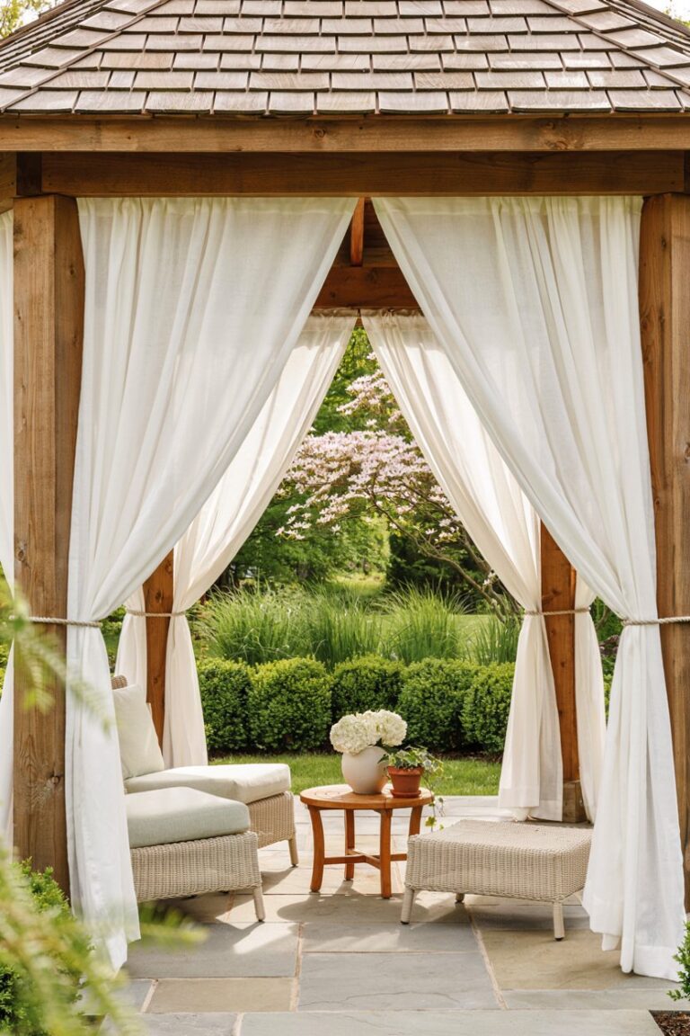 21 Gazebo Curtain Ideas