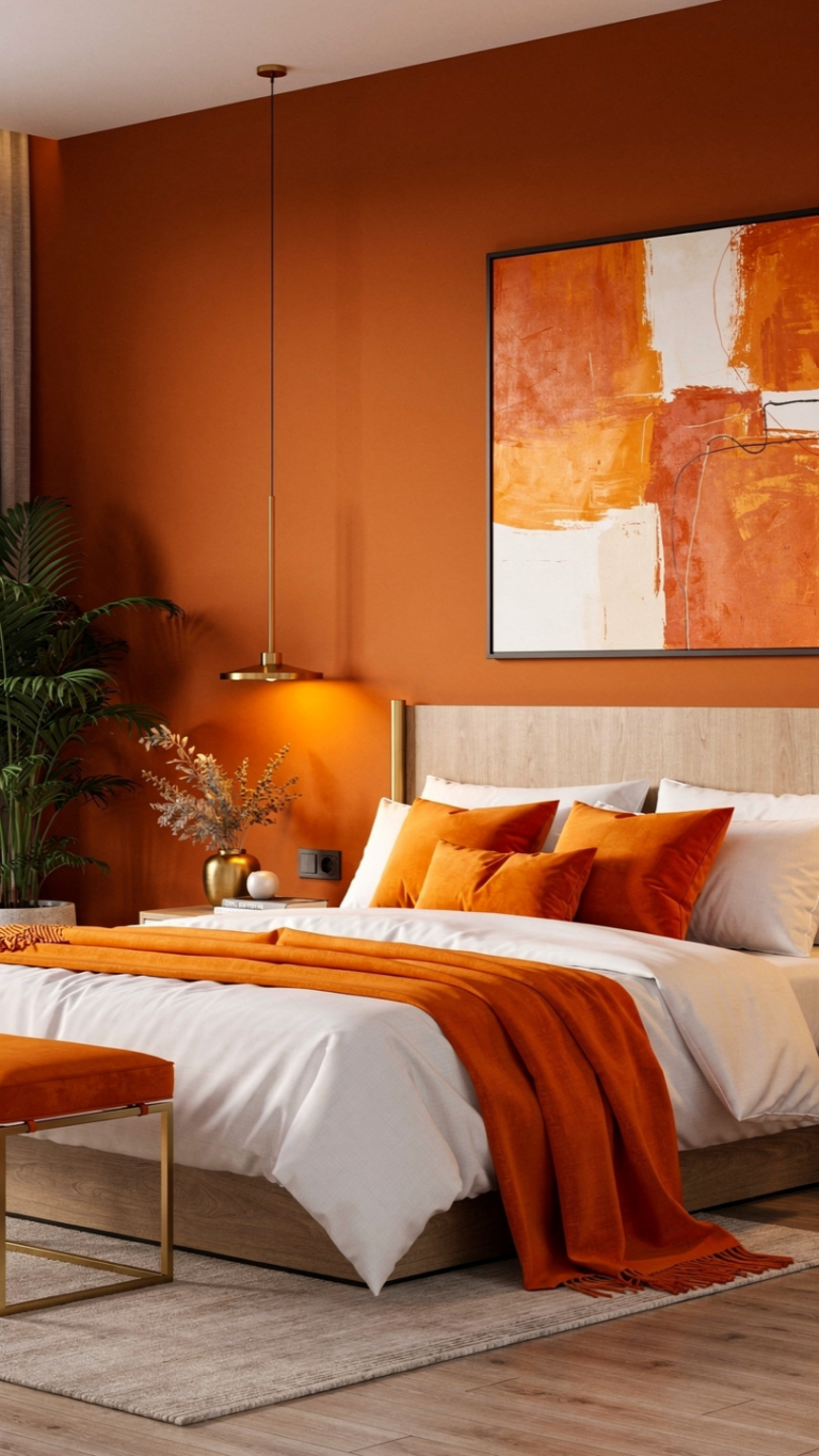 Orange Bedroom Ideas Warm and Stylish Ways I Add Energy to My Bedroom 2026