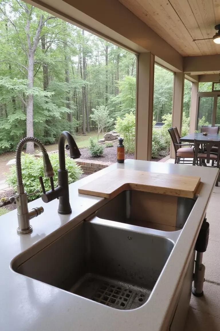 18 Luxury Outdoor Kitchen Ideas with ighting and more for stylish outdoor living in 2026