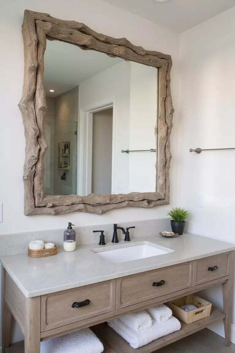 21 Earthy Bathroom Ideas That Bring Nature Indoors and warm textures to create a calm 2026